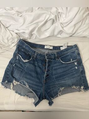 Abercrombie Denim Shorts (High Rise Mom Shorts)